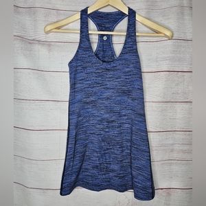 Lululemon Athletica Blue Space Dye Cool Racerback Tank